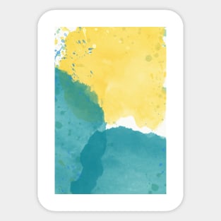 Beach Watercolour Sticker